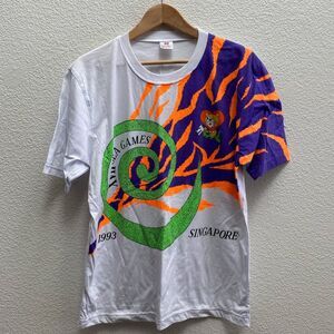 Vintage 17th SEA Games 1993 Singapore Southeast Asian Games T-Shirt Men's Large